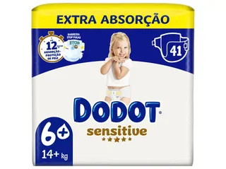 Fraldas Dodot Sensitive extra t6 14+kg 41un