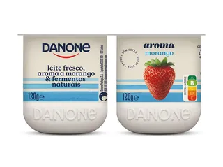 Iogurte Danone aroma morango 4 x 120 g