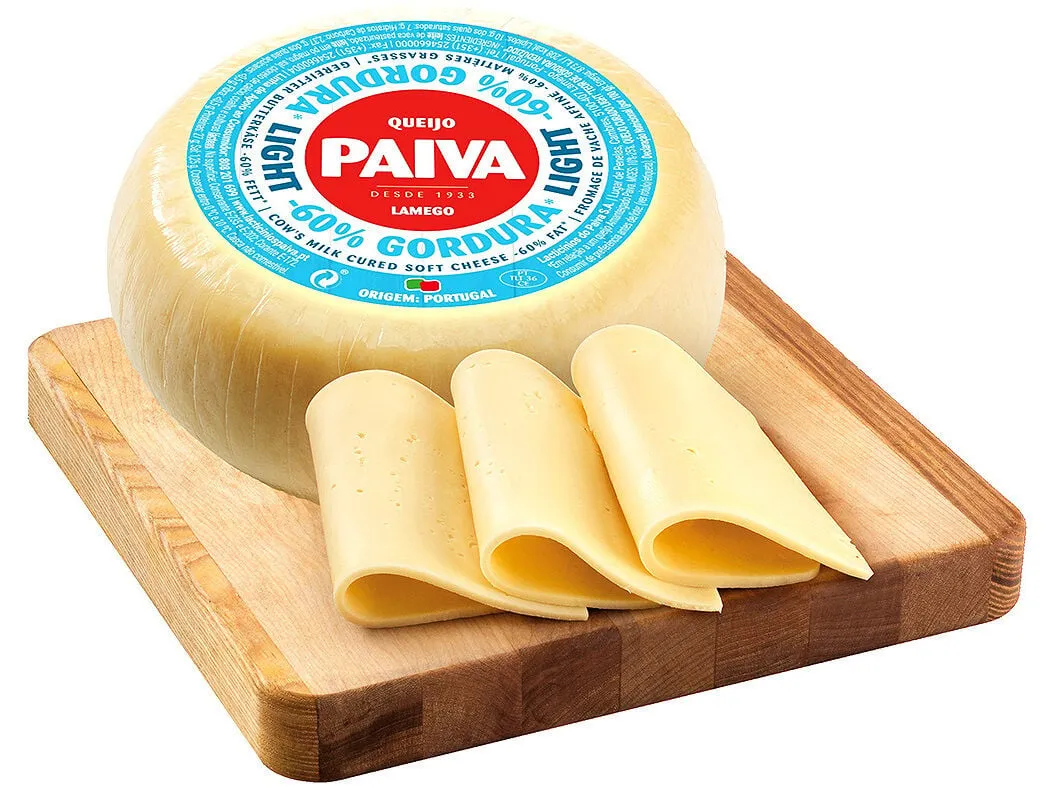 Queijo Paiva prato light un