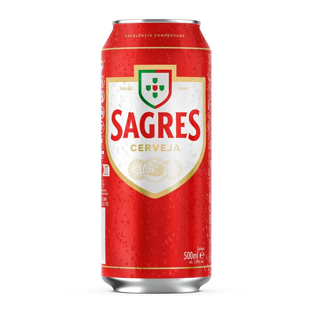 Cerveja com Álcool, lata 50 cl