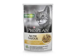 Comida húmida para gato PRO PLAN esterilizado com frango 85 g