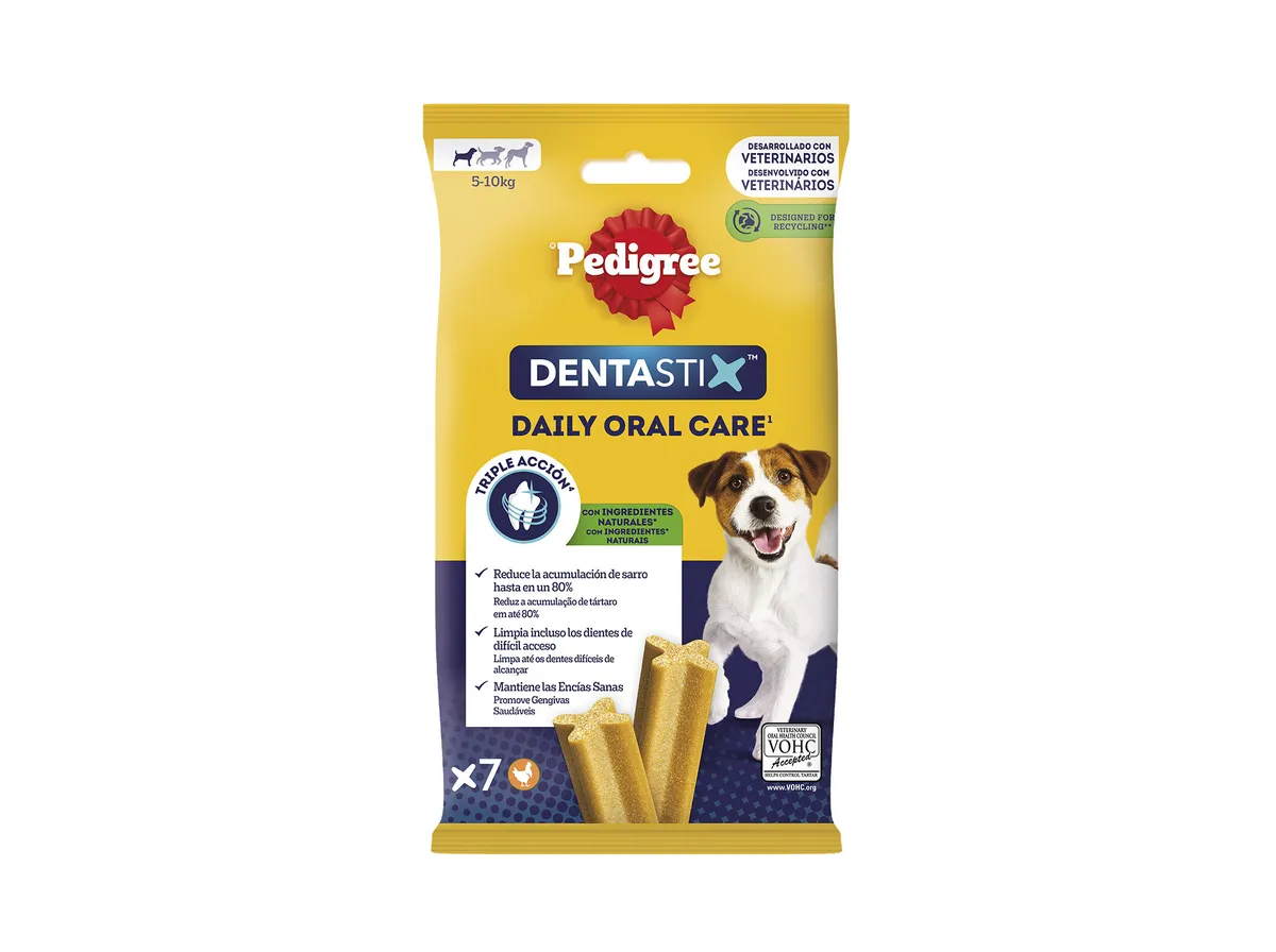 Snack cão Pedigree dentasticks mini clipstrip 110 g