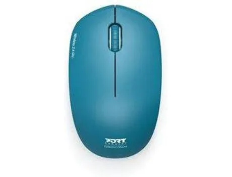 Rato PORT CONNECT Collection Mouse (Wireless - Casual - 1600 dpi - Azul)