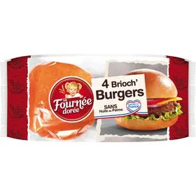 Pão de Hambúrguer Brioche La Fournée Dorée