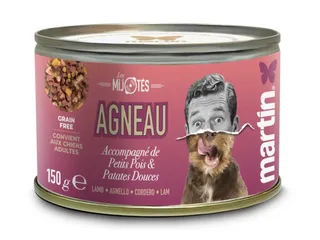 Comida húmida Martin Sellier cão borrego 150 g