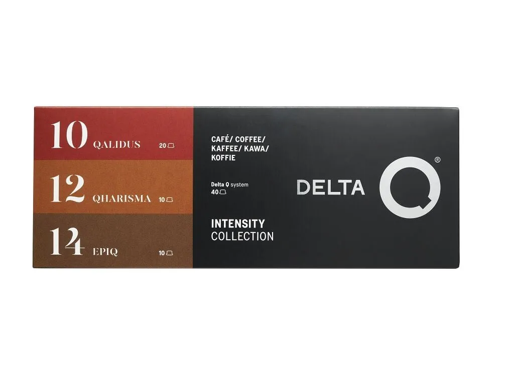 Cápsulas Delta Q intensidade 10 12 e 14 pack 40un