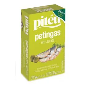 Petingas em Azeite Pitéu