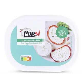 Queijo Fresco com Alho e Ervas para Barrar 200g PorSi