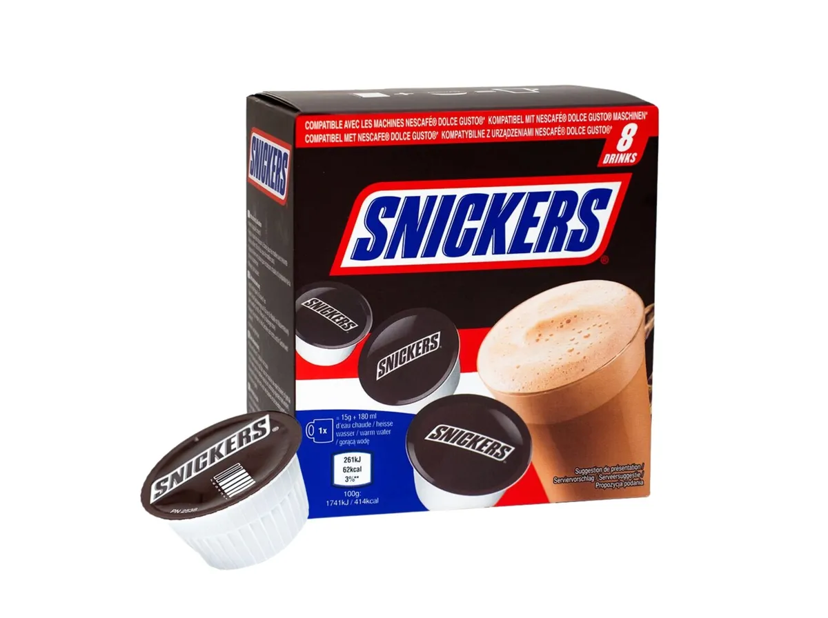 Cápsulas comp sist dg Snickers achocolatado 8 un