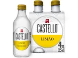 Água Castello com gás limão 4 x 0,25 L