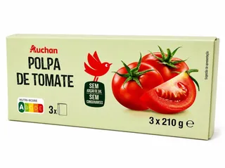 Polpa de tomate Auchan 3*210 g