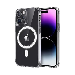 Capa Icoveri com MagSafe para iPhone 14 Pro - Transparente