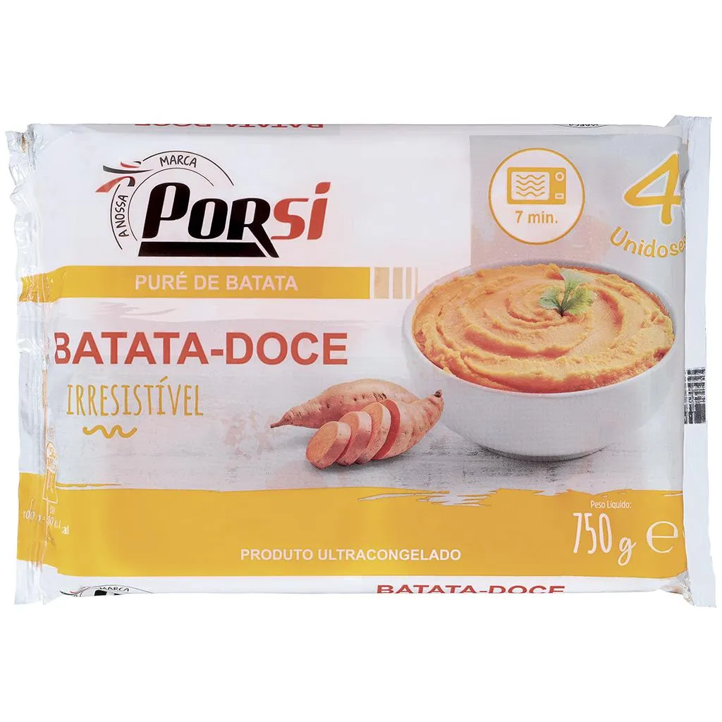 Puré Batata Doce 750g
