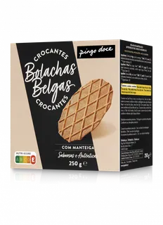 Bolachas Belgas Pingo Doce