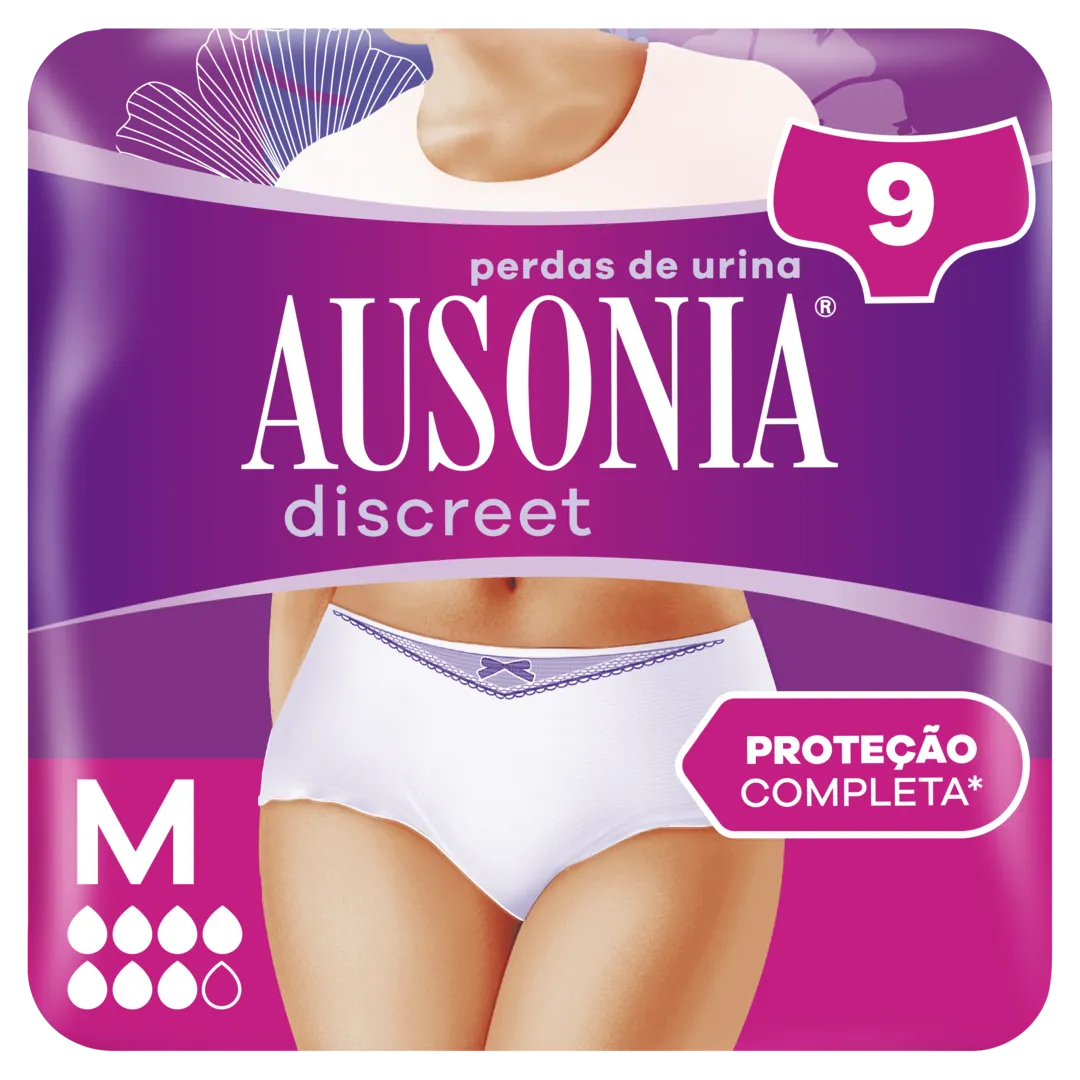 Cuecas Incontinência Discreet Tamanho Médio