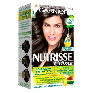 Coloração Tom 3.0 Castanho Escuro Nutrisse Garnier
