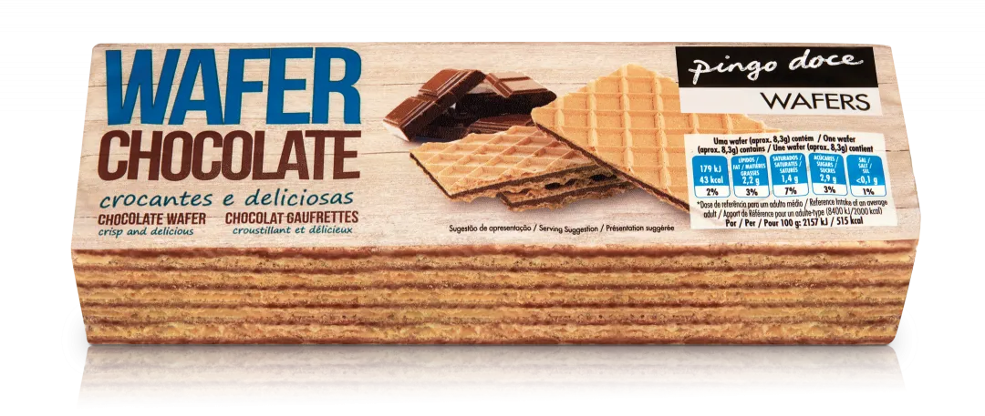 Bolachas Wafer Chocolate