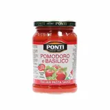 Molho Tomate & Manjericão Ponti 280g