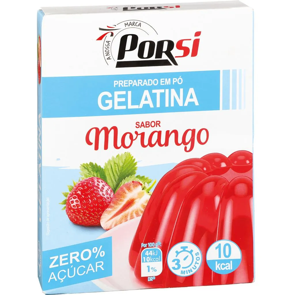 Gelatina Morango 0% Açúcar 31g