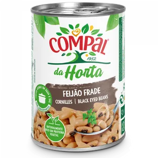 Feijão Frade Cozido em Lata Compal