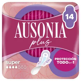 Pensos Higiénicos Ultrafina Plus Super com Abas Ausonia