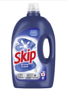 Detergente Máquina Roupa Líquido Active Clean Skip