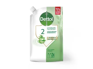 Sabonete líquido Dettol aloe vera eco pack 500 ml