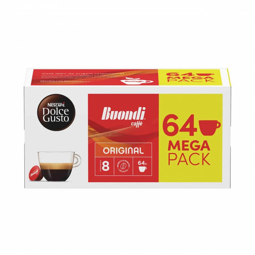 Cápsulas de Café Dolce Gusto Buondi Mega Pack