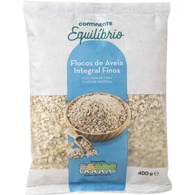 Flocos de Aveia Integral Finos Continente Equilíbrio