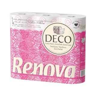 Papel Higiénico Deco 4 Folhas 9 Rolos Renova