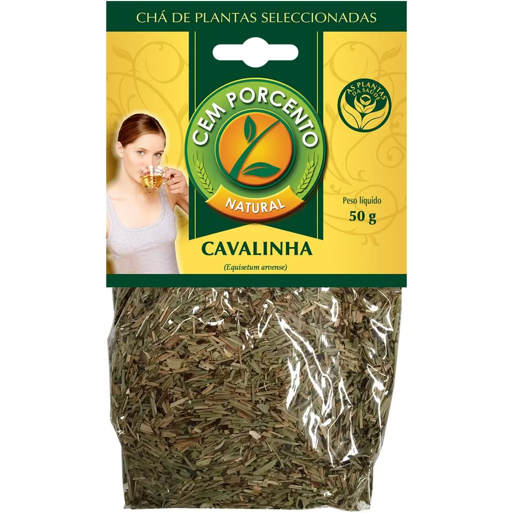 Chá cavalinha, embalagem de 50g