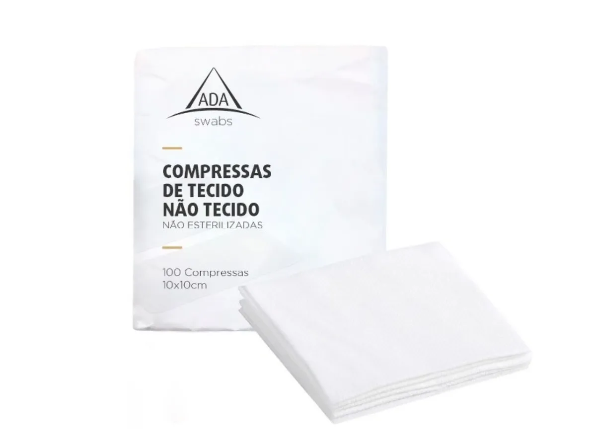 Compressa ADA tnt não esterilizada 10 x 10 100un