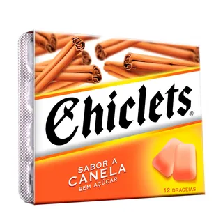 Pastilhas Elásticas de Canela Chiclets