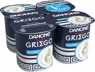 Iogurte Grego Natural Pack 4 Danone