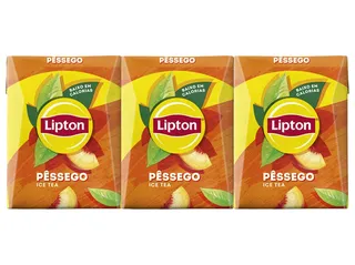 Ice tea Lipton pêssego 3 x 0,20 L