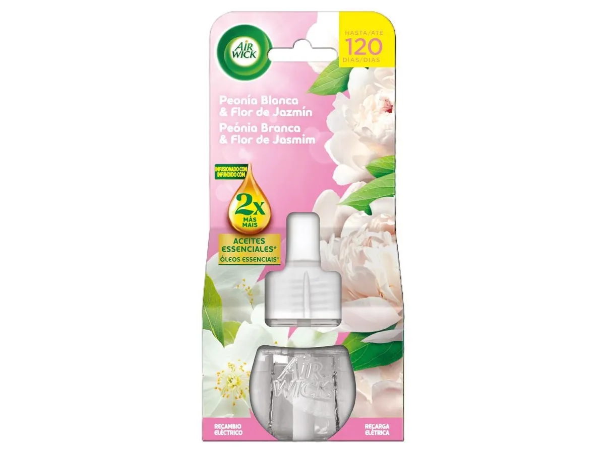 Ambientador elétrico air wick recarga roupa limpa 19 ml