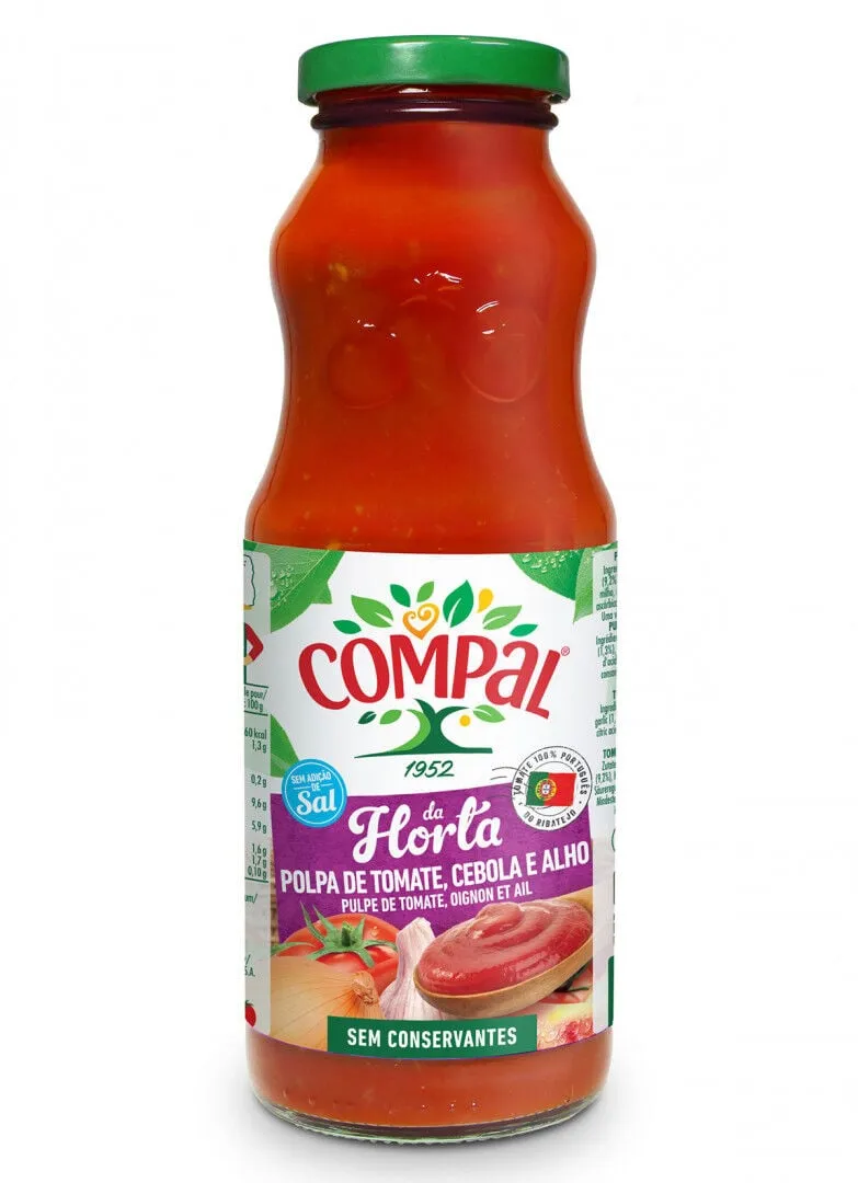 Polpa de Tomate com Cebola e Alho