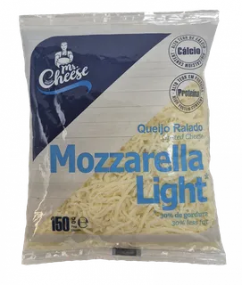 Queijo Mozzarella Light Ralado Mr. Cheese