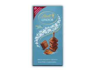 Chocolate de leite Lindor caramelo salgado 100 g