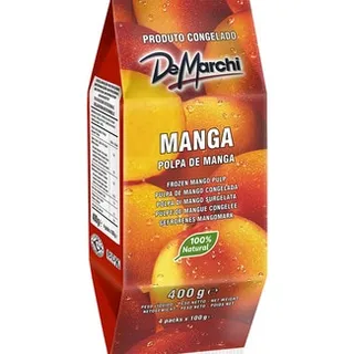 Polpa de Manga Pack 4 unidades embalagem 400 g - De Marchi