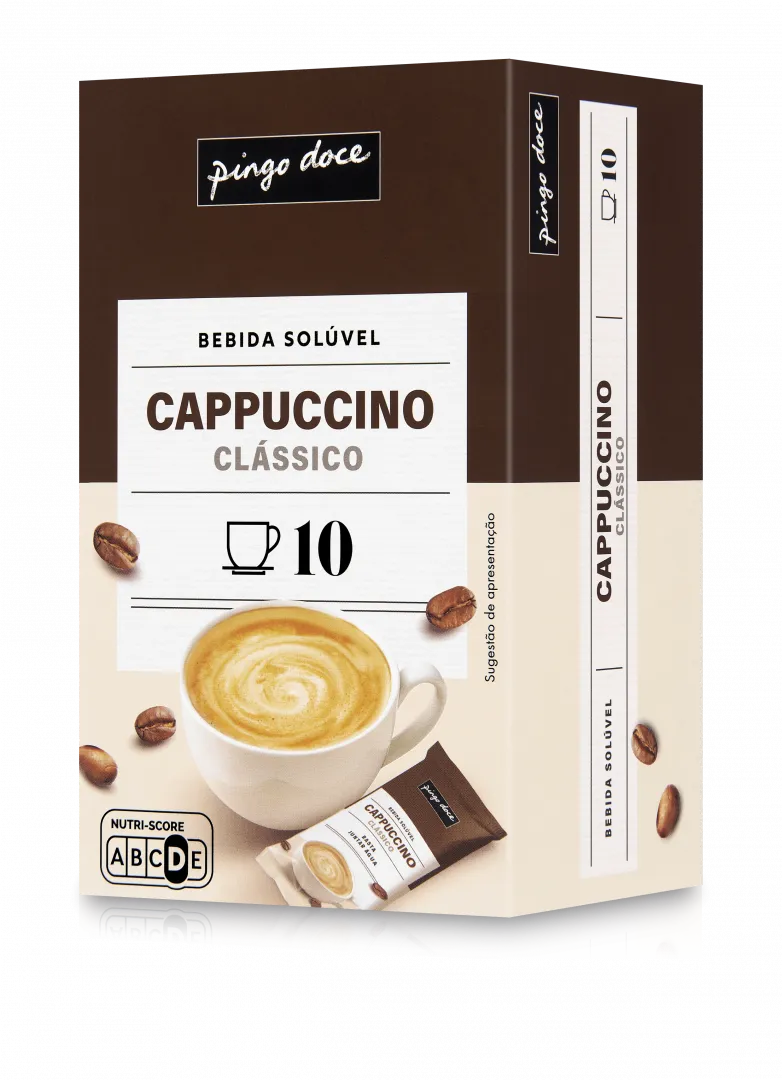 Cappuccino Solúvel Clássico Saquetas
