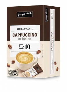Cappuccino Solúvel Clássico Saquetas Pingo Doce