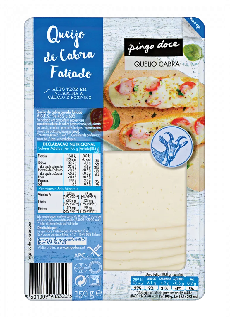 Queijo de Cabra Fatiado