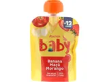 Saqueta de fruta Auchan BABY banana maçã morango 90 g