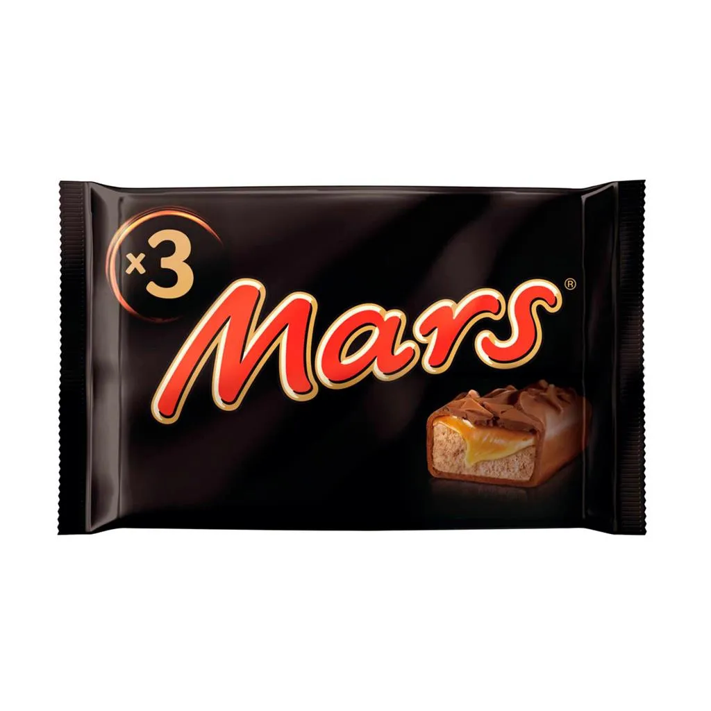 Chocolate mars snack 3 pack 45g