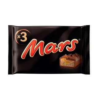 Chocolate mars snack 3 pack 45g