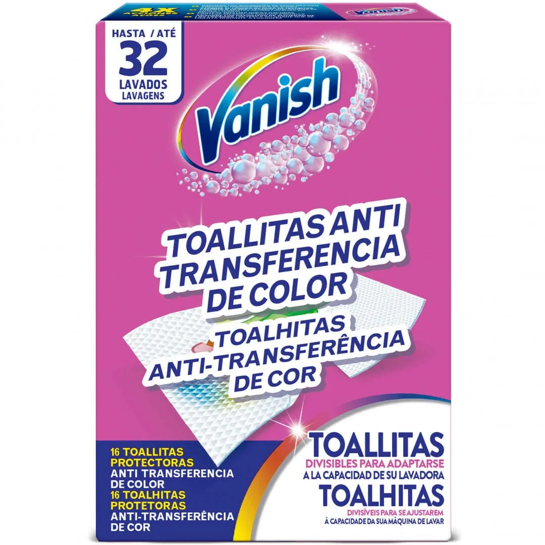 Toalhitas Antitransferência de Cor