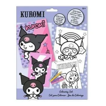 Conjunto de Colorir Kuromi