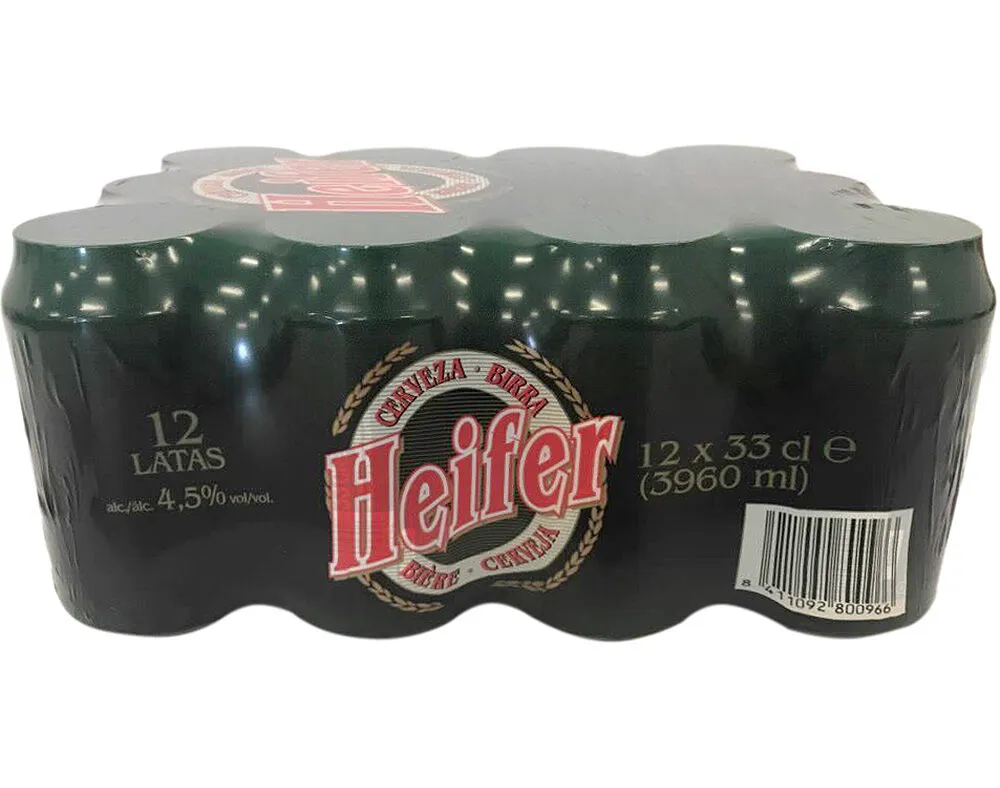 Cerveja Heifer lata 12 x 0,33 L