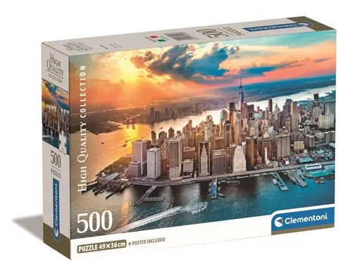 Puzzle High Quality Collection Compact: New York - 500 Peças - Clementoni